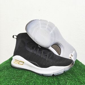 Under Armour Curry 4 More Dimes Black Basketball Shoes 1298306-001 Size 10